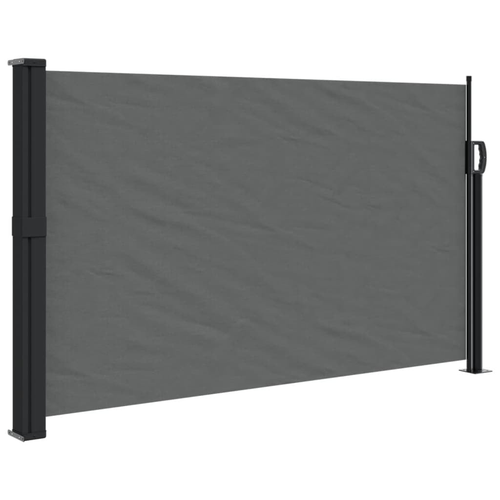 Retractable Side Awning Anthracite 47.2x236.2