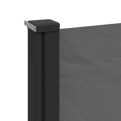 Retractable Side Awning Anthracite 47.2x236.2