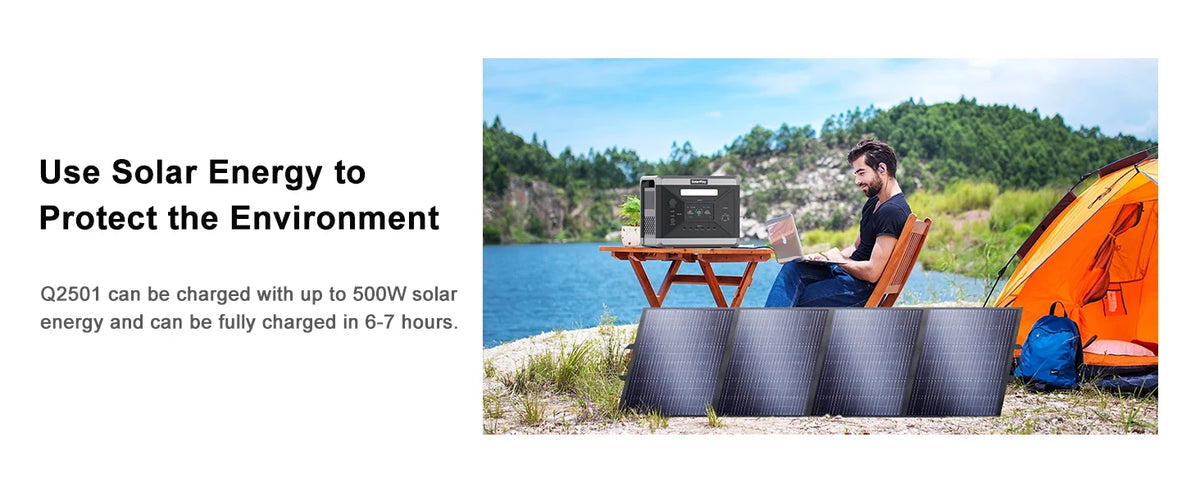 SOLARPLAY Semi-solid State Power Station 2500W 2400W Camping Supplies LiFePO4 Home Battery Portable Power Bank Generator US EU