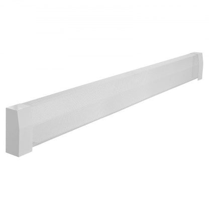 Baseboard Heater Covers, Premium Series 6 ft Standard Electric Heating Unit Front Cover for Home Improvement, Heavy-duty Steel, Easy Installation for Bedroom Replacing Old Cover, White