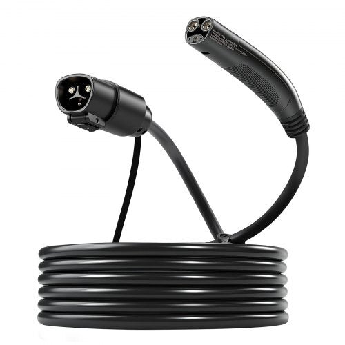 EV Charger Extension Cable for Tesla, 48Amp 21 ft Max 240V 11.52 kW with NACS Plug, EV Extension Cord for Level 1/2 Tesla Mobile/Wall Connector/Destination Charger, Model Y/X/3/S, Carrying Bag