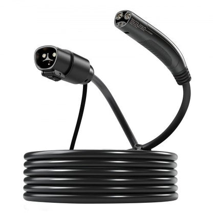 EV Charger Extension Cable for Tesla, 48Amp 21 ft Max 240V 11.52 kW with NACS Plug, EV Extension Cord for Level 1/2 Tesla Mobile/Wall Connector/Destination Charger, Model Y/X/3/S, Carrying Bag