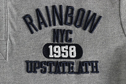 Summer new product three-dimensional embroidery alphabet classic vintage polo shirt short sleeve washed beaded ground mesh lapel