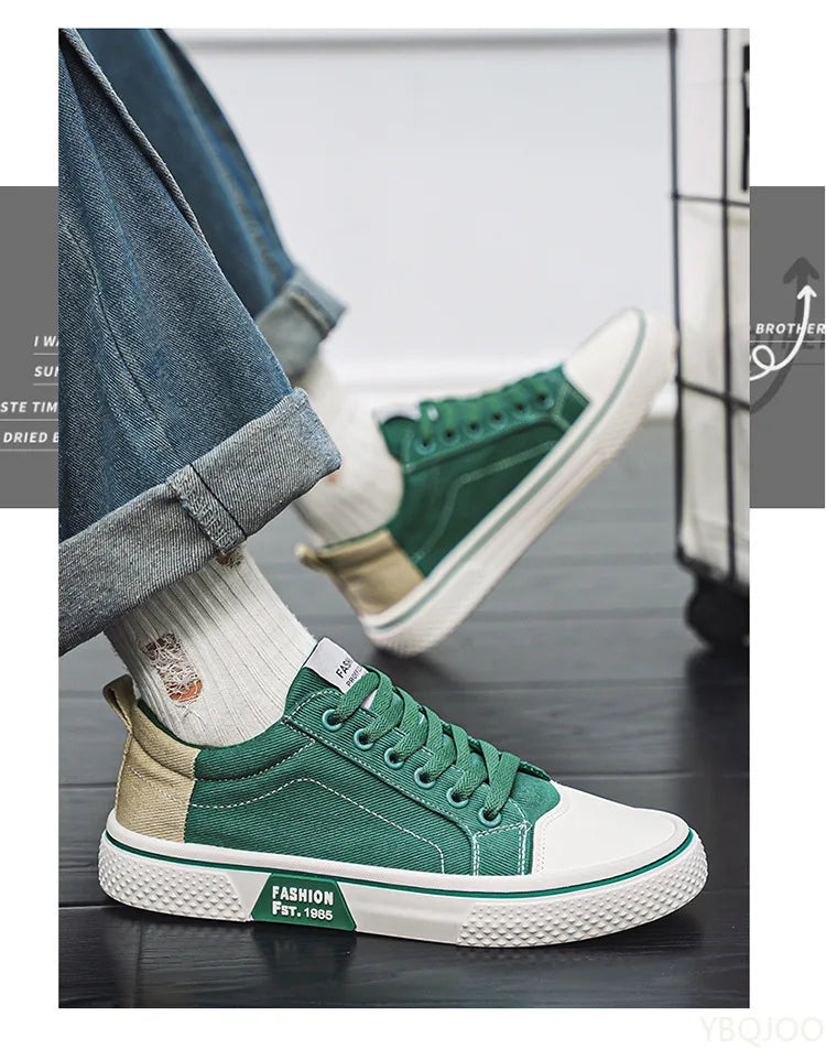 Lightweight breathable Men Shoes New Canvas Shoes Comfortable Plus Size Wear Resistant Fashionable Men Casual Sneakers