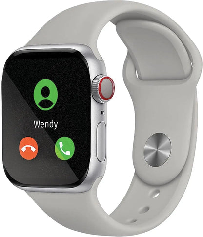 Smart Watches for Men Women with Case and 7 Watch Bands, 2.07" HD Touch Screen Fitness Tracker with Bluetooth Calling