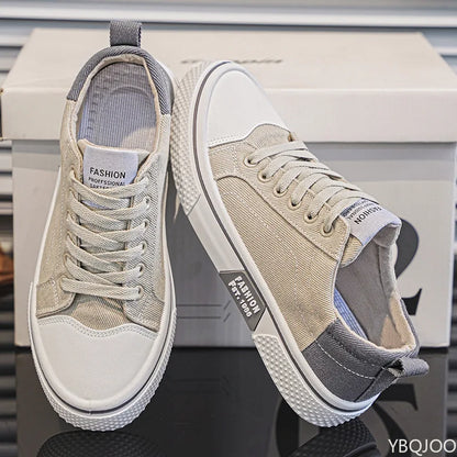 Lightweight breathable Men Shoes New Canvas Shoes Comfortable Plus Size Wear Resistant Fashionable Men Casual Sneakers