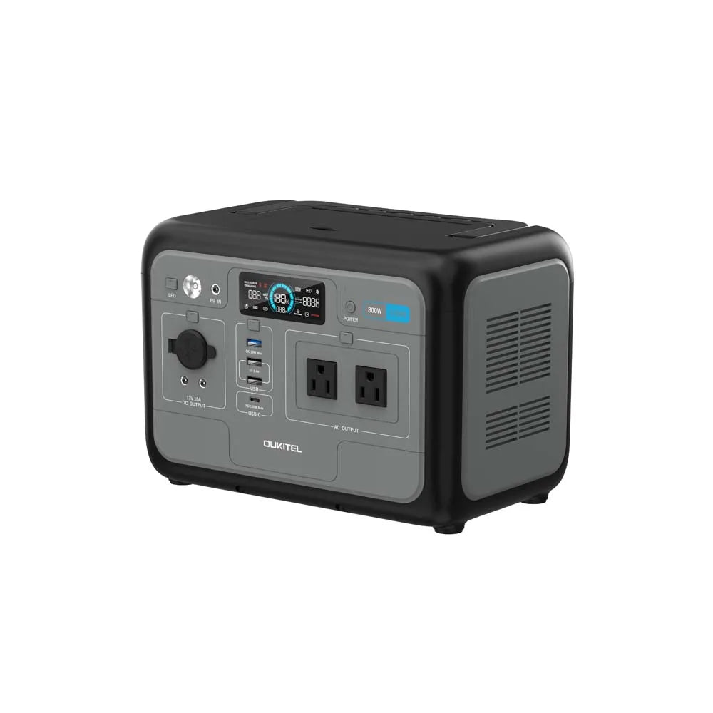 OUKITEL P800E Portable Power Station 800W Solar Generator 512Wh Lifepo4 Battery Home Backup Outdoor Camping Mobile power