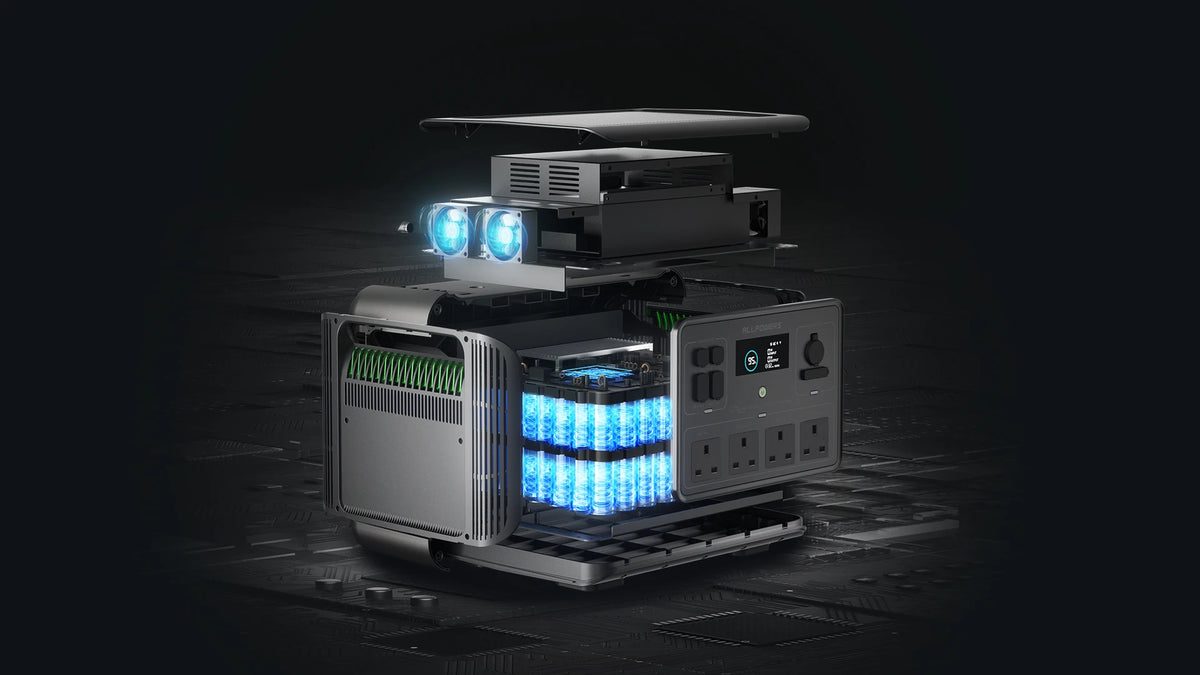 ALLPOWERS R2500 Portable Power Station 1920Wh 2500W Solar Generator & SP037 Solar Panels 400W / 2X400W Solar Charger for Camping