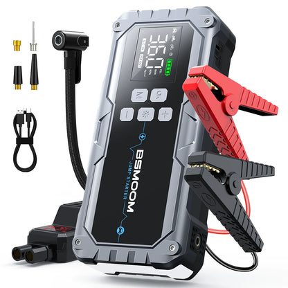 1000A/1500A PEAK Power Bank 21800mAh/26800mAh Jump Starter Portable Charger ,Car Booster Auto Starting Device Emergency Car Battery Starter,Starter Power Bank for ALL Petrol And 10L Diesel Engine, Portable Starter Power Bank