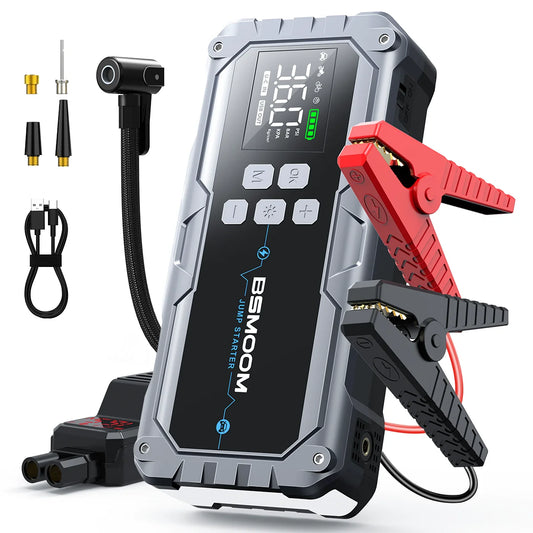 1000A/1500A PEAK Power Bank 21800mAh/26800mAh Jump Starter Portable Charger ,Car Booster Auto Starting Device Emergency Car Battery Starter,Starter Power Bank for ALL Petrol And 10L Diesel Engine, Portable Starter Power Bank
