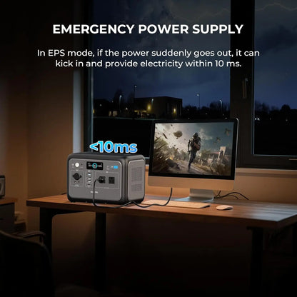 OUKITEL P800E Portable Power Station 800W Solar Generator 512Wh Lifepo4 Battery Home Backup Outdoor Camping Mobile power