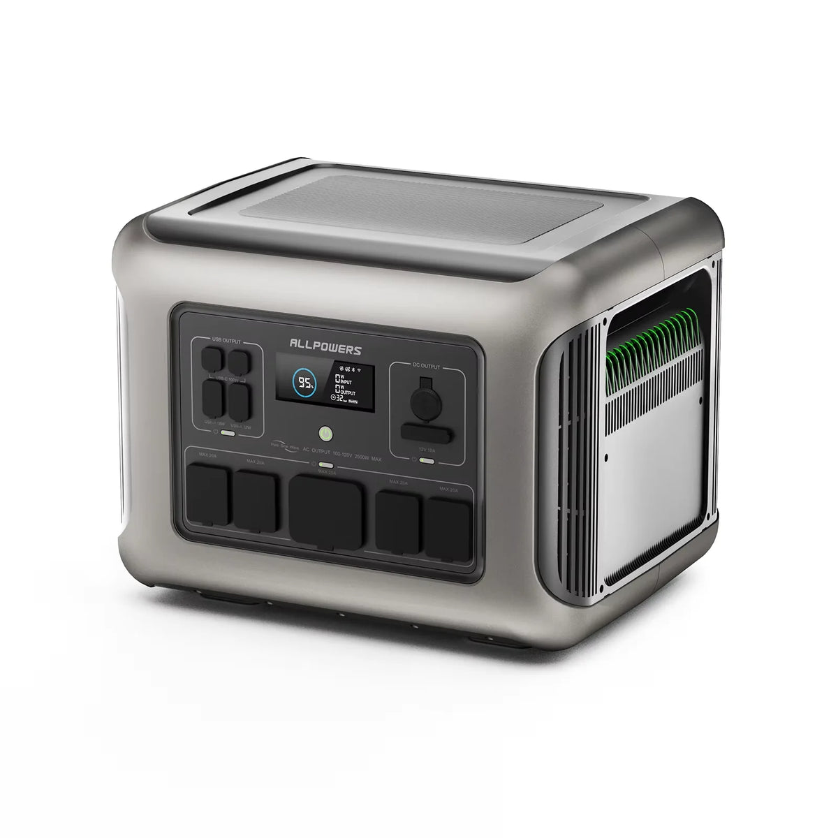 ALLPOWERS R2500 Portable Power Station 1920Wh 2500W Solar Generator & SP037 Solar Panels 400W / 2X400W Solar Charger for Camping