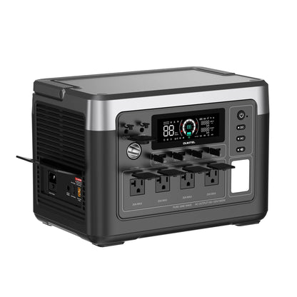 OUKITEL P1000 PLUS Portable Power Station 1800W 1024Wh Solar Generator with LiFePO4 Battery Fast Charging Smart App Control