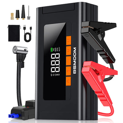 1000A/1500A PEAK Power Bank 21800mAh/26800mAh Jump Starter Portable Charger ,Car Booster Auto Starting Device Emergency Car Battery Starter,Starter Power Bank for ALL Petrol And 10L Diesel Engine, Portable Starter Power Bank