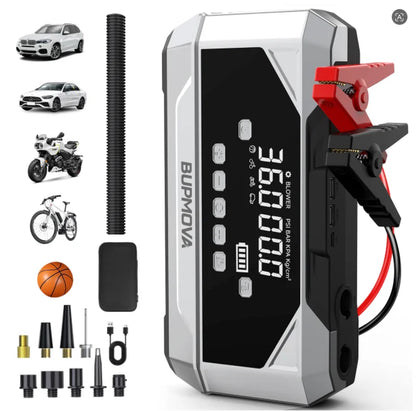 1000A/1500A PEAK Power Bank 21800mAh/26800mAh Jump Starter Portable Charger ,Car Booster Auto Starting Device Emergency Car Battery Starter,Starter Power Bank for ALL Petrol And 10L Diesel Engine, Portable Starter Power Bank