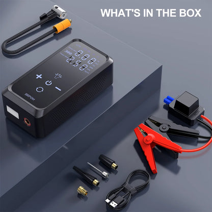 1000A/1500A PEAK Power Bank 21800mAh/26800mAh Jump Starter Portable Charger ,Car Booster Auto Starting Device Emergency Car Battery Starter,Starter Power Bank for ALL Petrol And 10L Diesel Engine, Portable Starter Power Bank