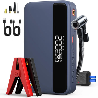 1000A/1500A PEAK Power Bank 21800mAh/26800mAh Jump Starter Portable Charger ,Car Booster Auto Starting Device Emergency Car Battery Starter,Starter Power Bank for ALL Petrol And 10L Diesel Engine, Portable Starter Power Bank